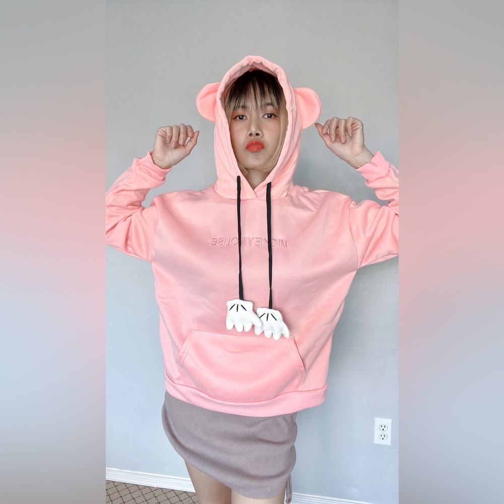 BRAND NEW! Pink Mickey Mouse sweater